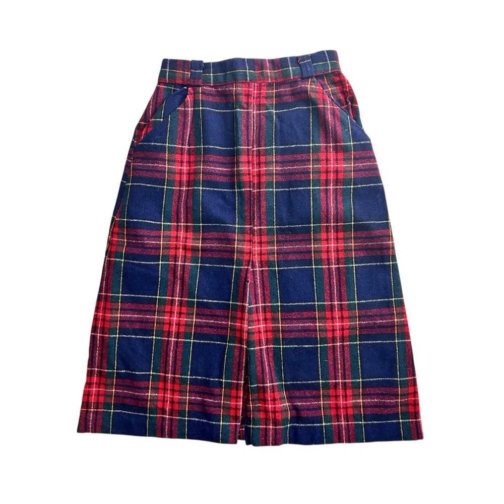 Vtg Young Timers New York Plaid Tartan Skirt. Size 5.